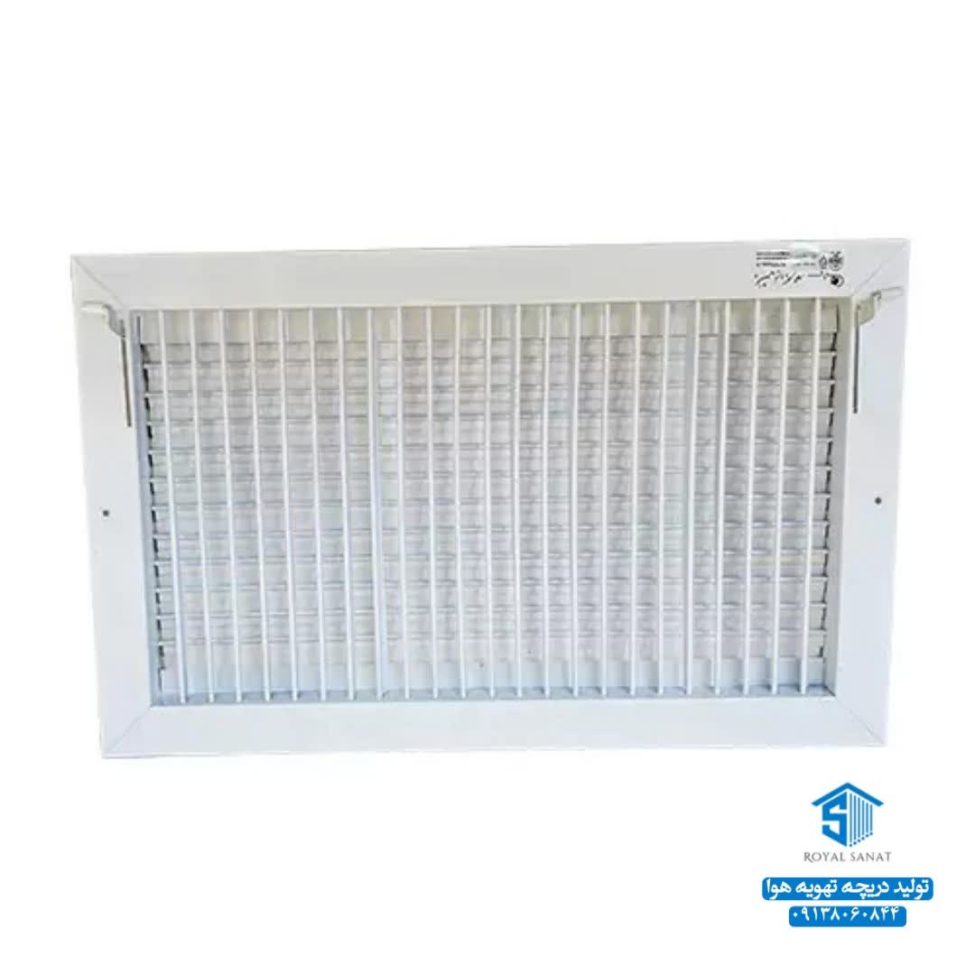 قیمت خرید دریچه تهویه هوا خظی زاویه دار