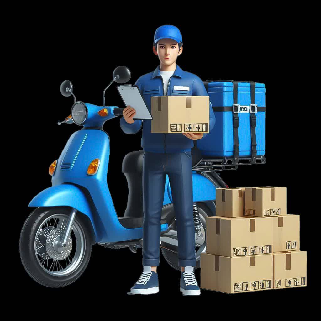 پیک موتوری دراصفهان