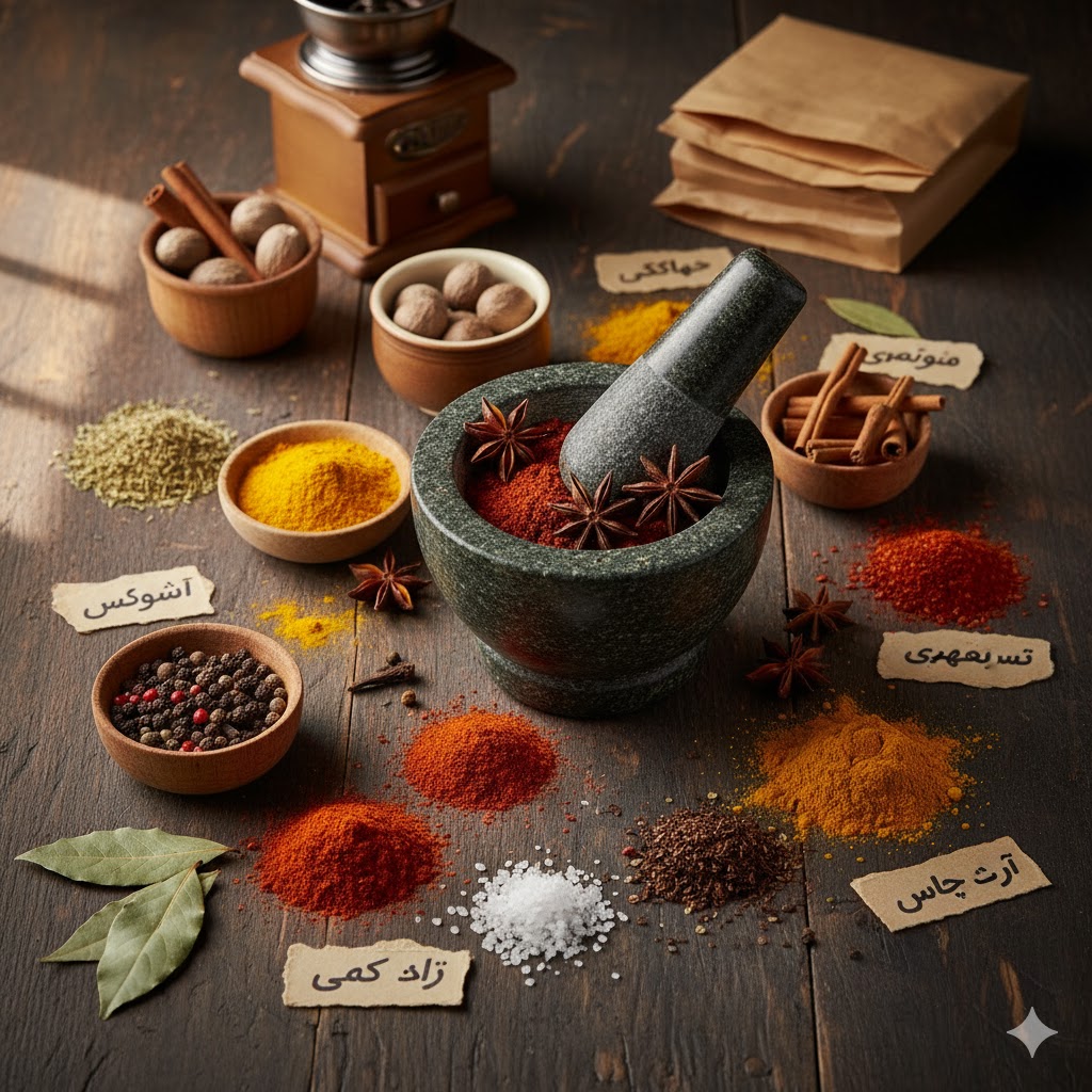 ادویه های تازه