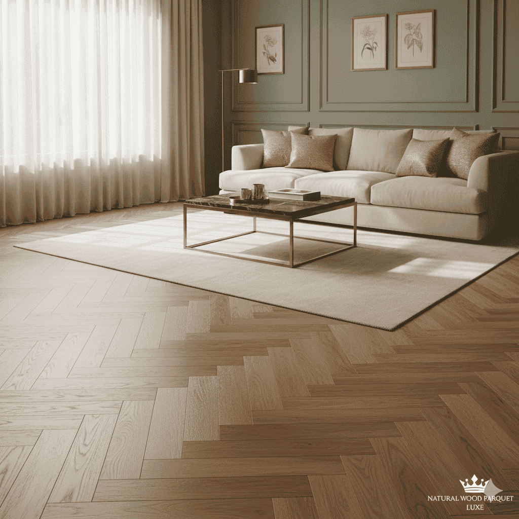 پارکت با چوب طبیعی