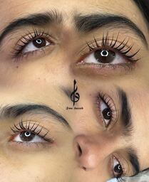 نمونه کار لیفت مژه 1