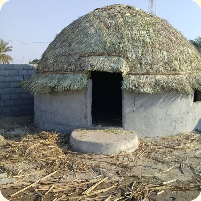 آلاچیق حصیری چابهار