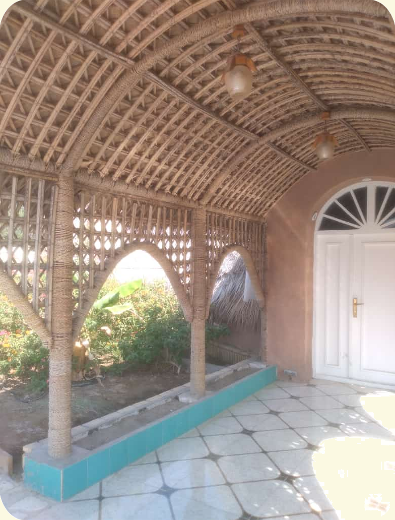 آلاچیق حیاط چابهار