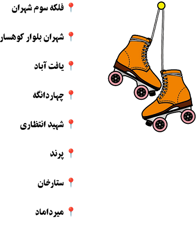 شعبه های آکادمی اسکیت قراگوزلو