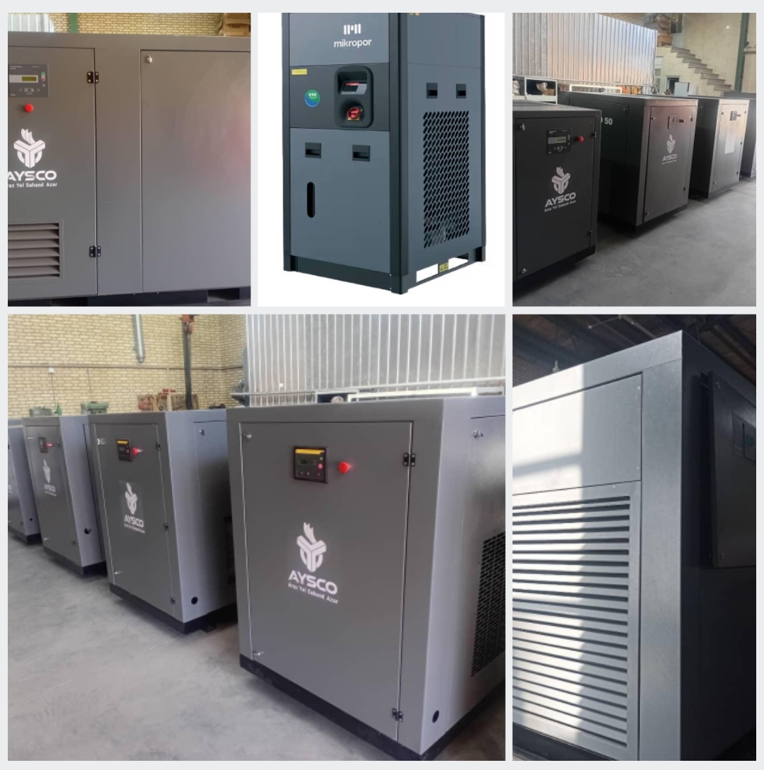 تامین کننده قطعات کمپرسور اسکرو و بوستر