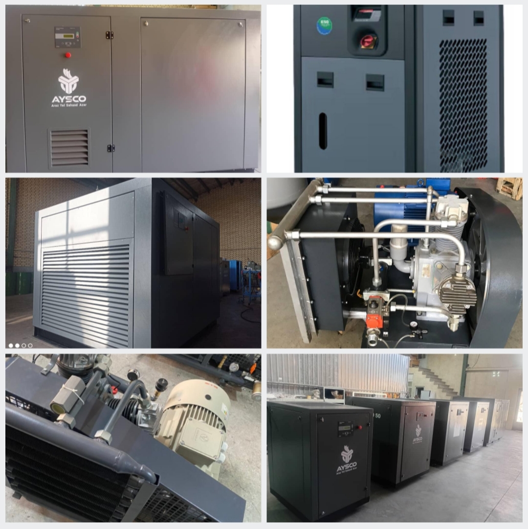 تامین کننده قطعات کمپرسور اسکرو و بوستر