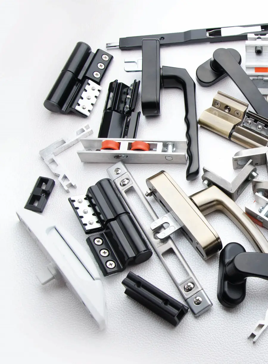 راق آلات پنجره دوجداره آلومینیومی