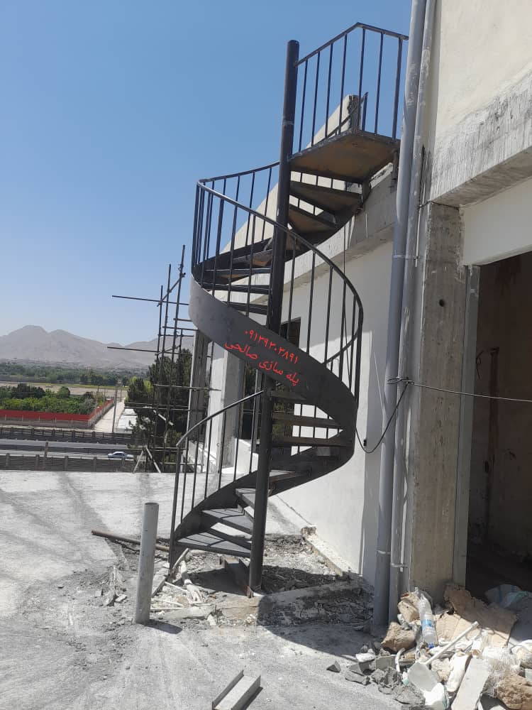 ساخت پله پیچ و پله گرد
