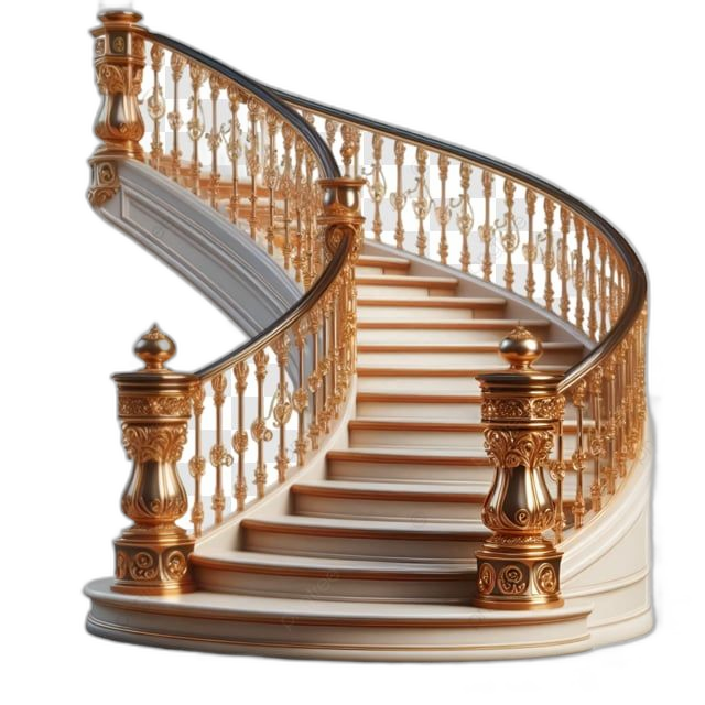 ساخت پله پیچ و پله گرد