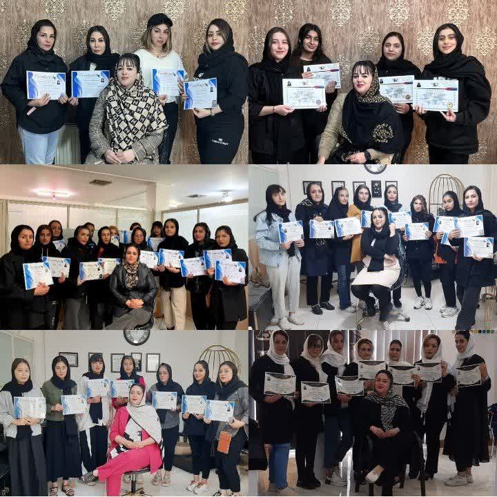 بهترین رنگ و لایت مو اصفهان