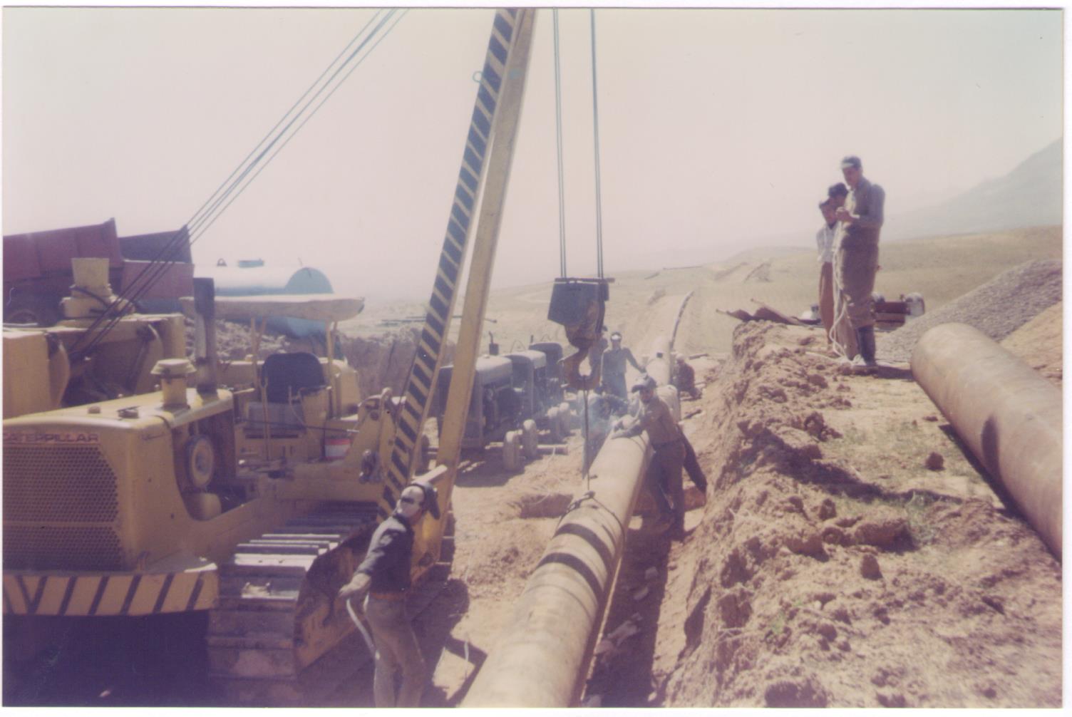 اجرای خطوط انتقال اب