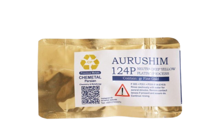 &nbsp;پودر آبکاری طلا پررنگ24عیار