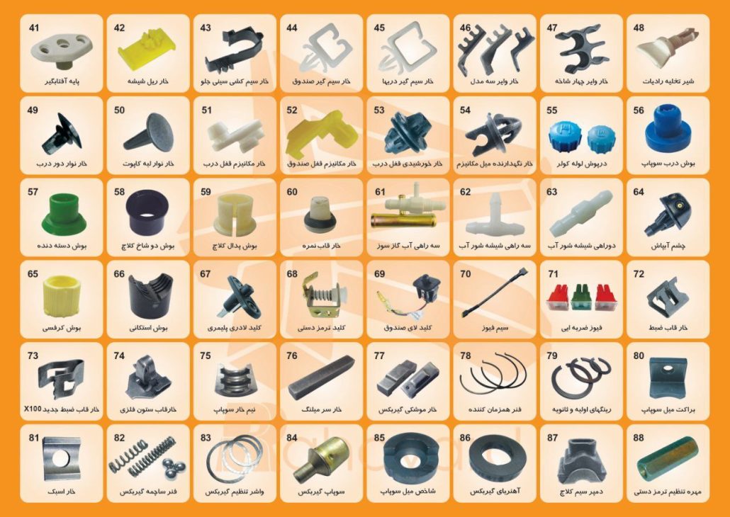 قطعات موتور خودرو در ساری