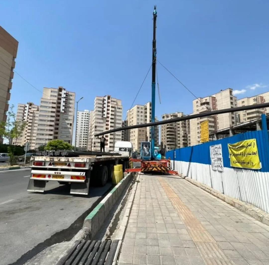 خدمات جرثقیل غرب تهران
