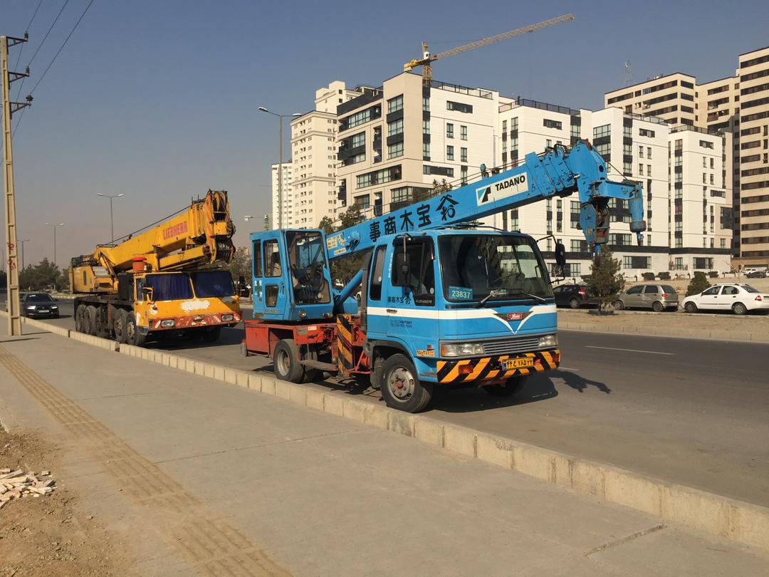 خدمات جرثقیل غرب تهران