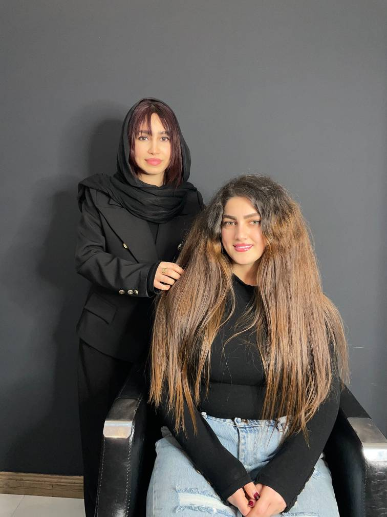 کراتین کار حرفه ای در ساری