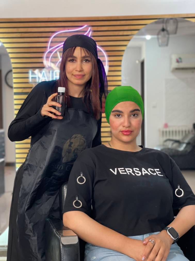 کراتین کار حرفه ای در ساری