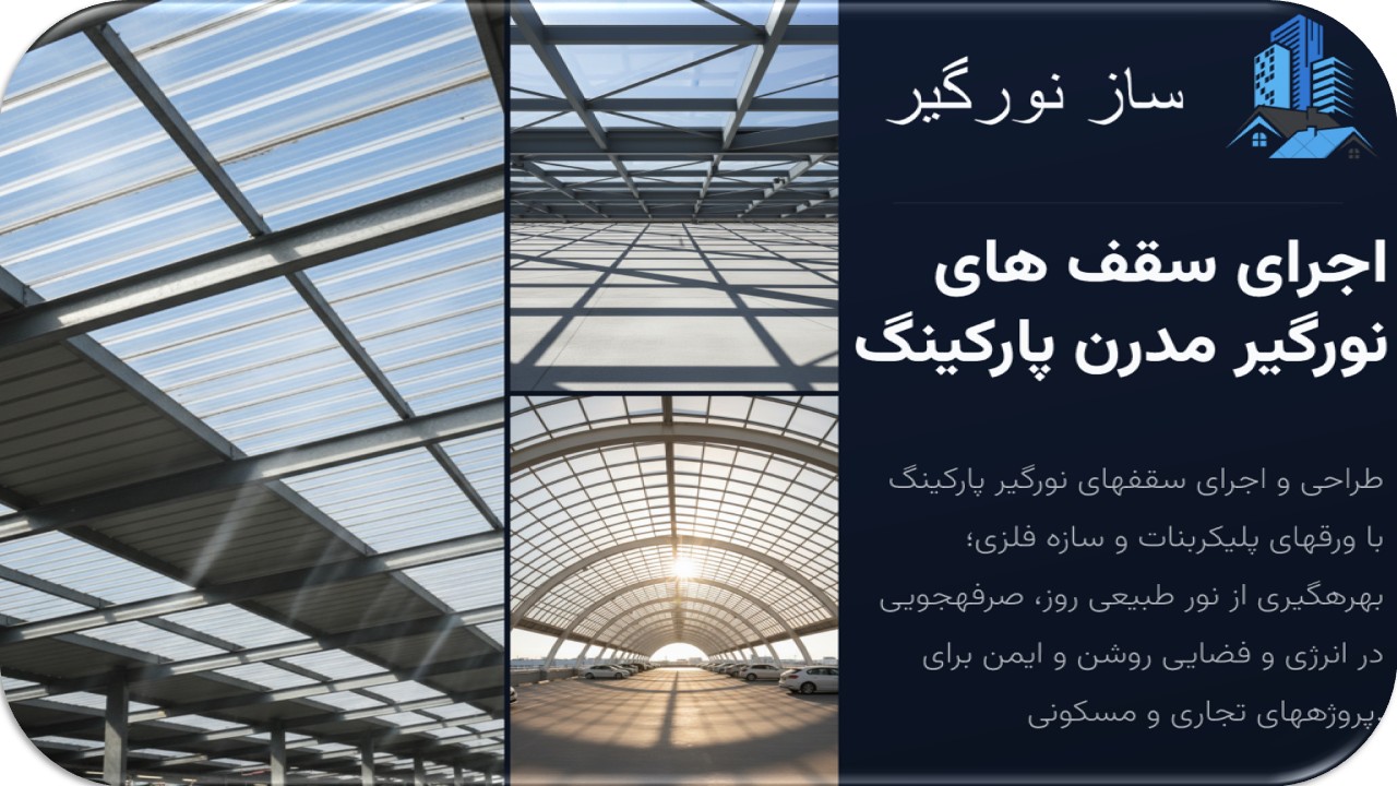&nbsp;اجرای انواع سقف پارکینگ&nbsp;