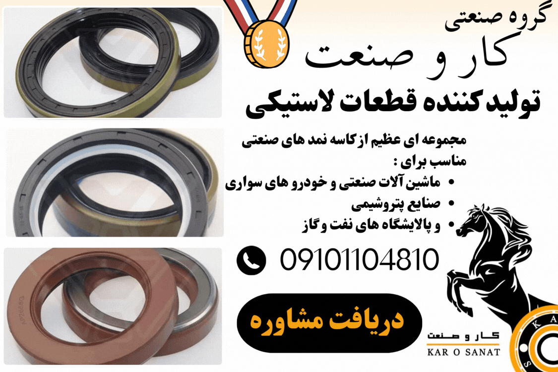 خرید کاسه نمد لاستیکی