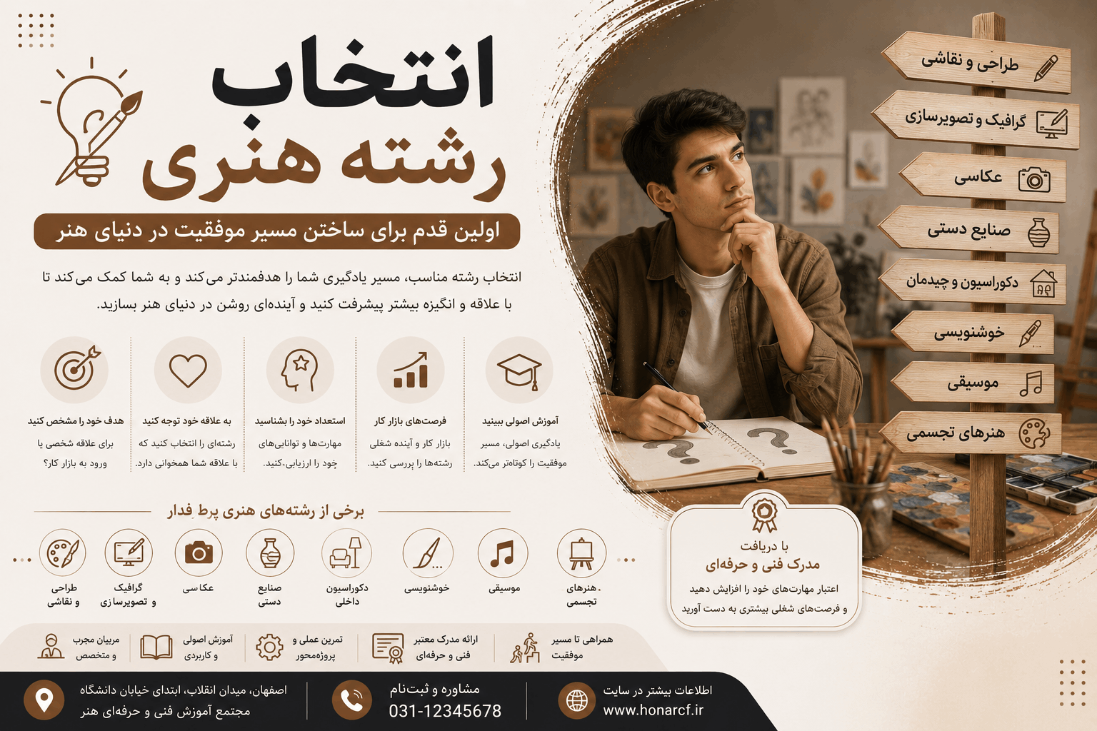 دورههای فنی و حرفهای هنر در اصفهان
