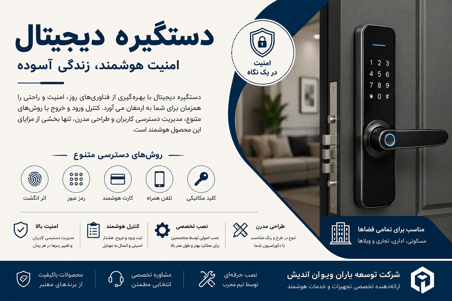 دستگیره هوشمند در اصفهان