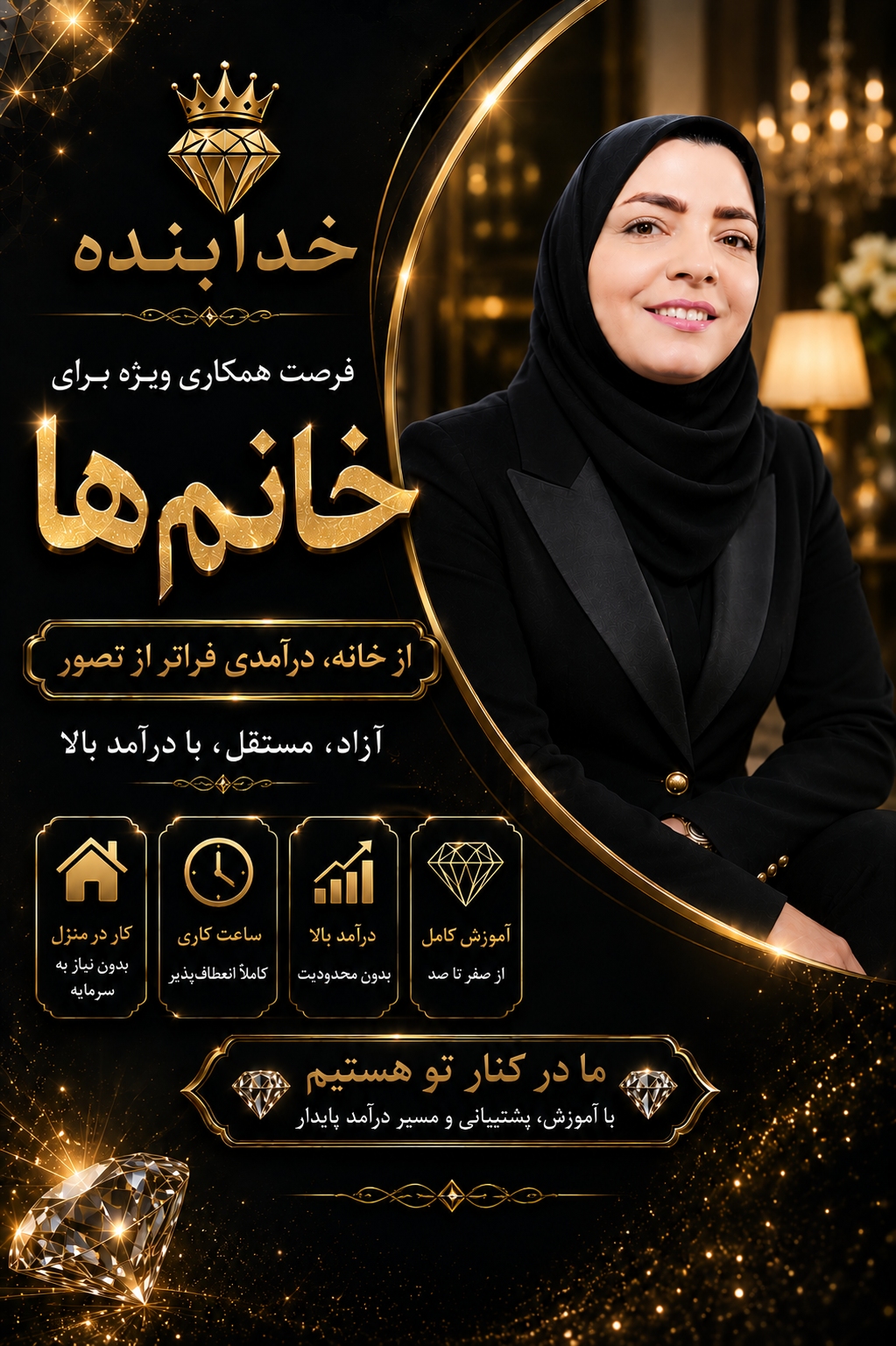 نمونه‌ای از فعالیت در فضای مجازی با گوشی هوشمند و ارتباطات کاری