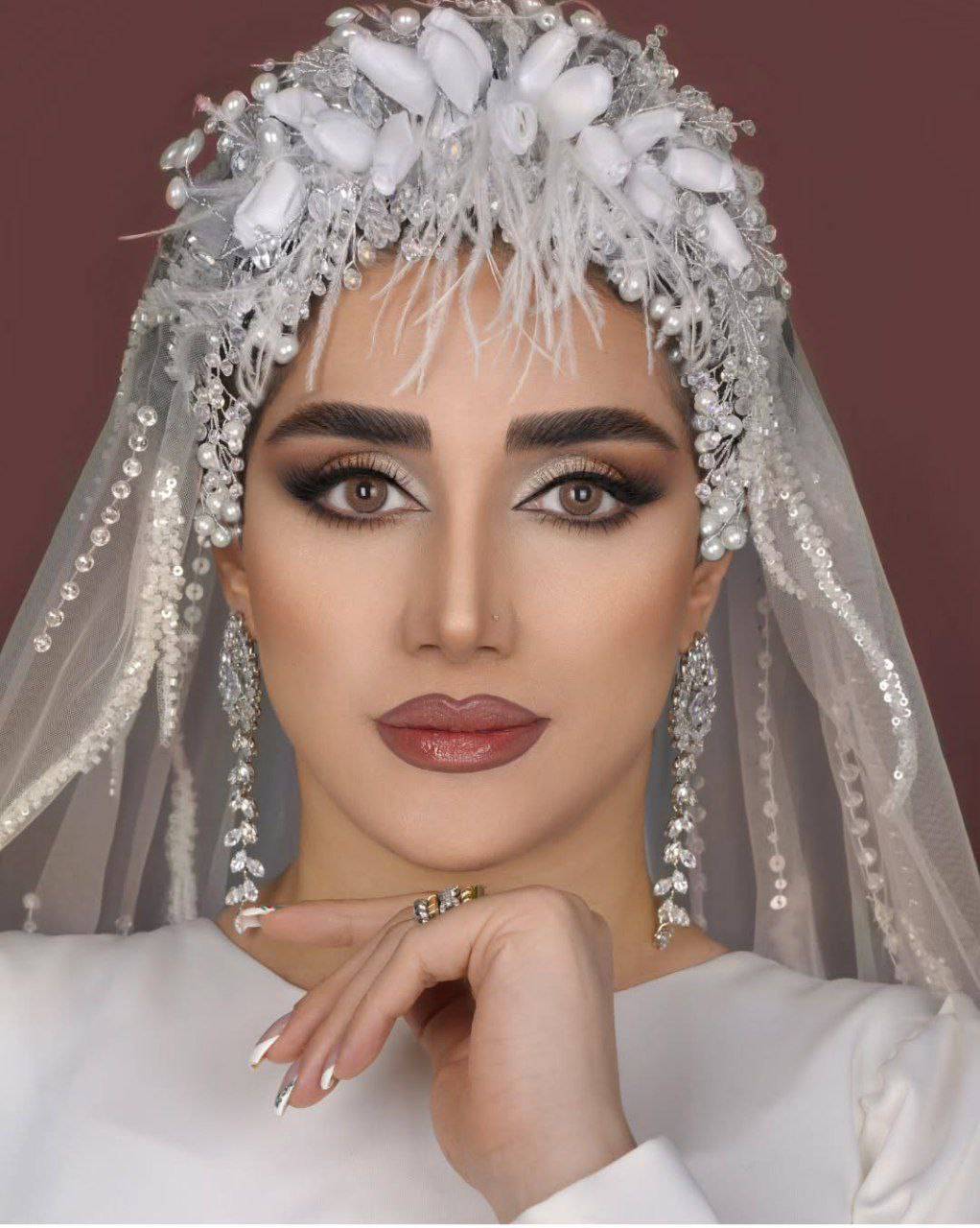 میکاپ حرفه ای عروس در شهرکرد