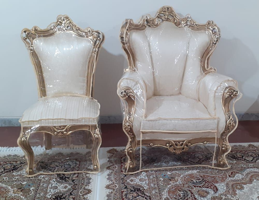 نمونه تصویری کاور مبل با توجه به فرم نشیمن و پشتی مبلمان