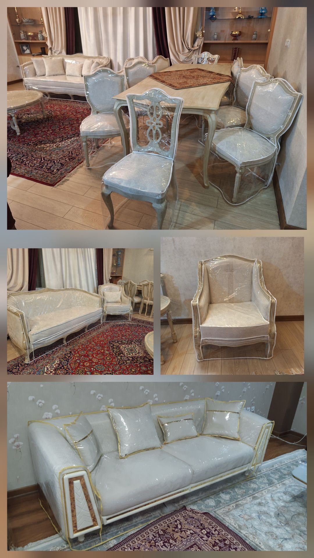 نمونه تصویری کوسن تزئینی و هماهنگی رنگ پارچه با مبلمان خانه