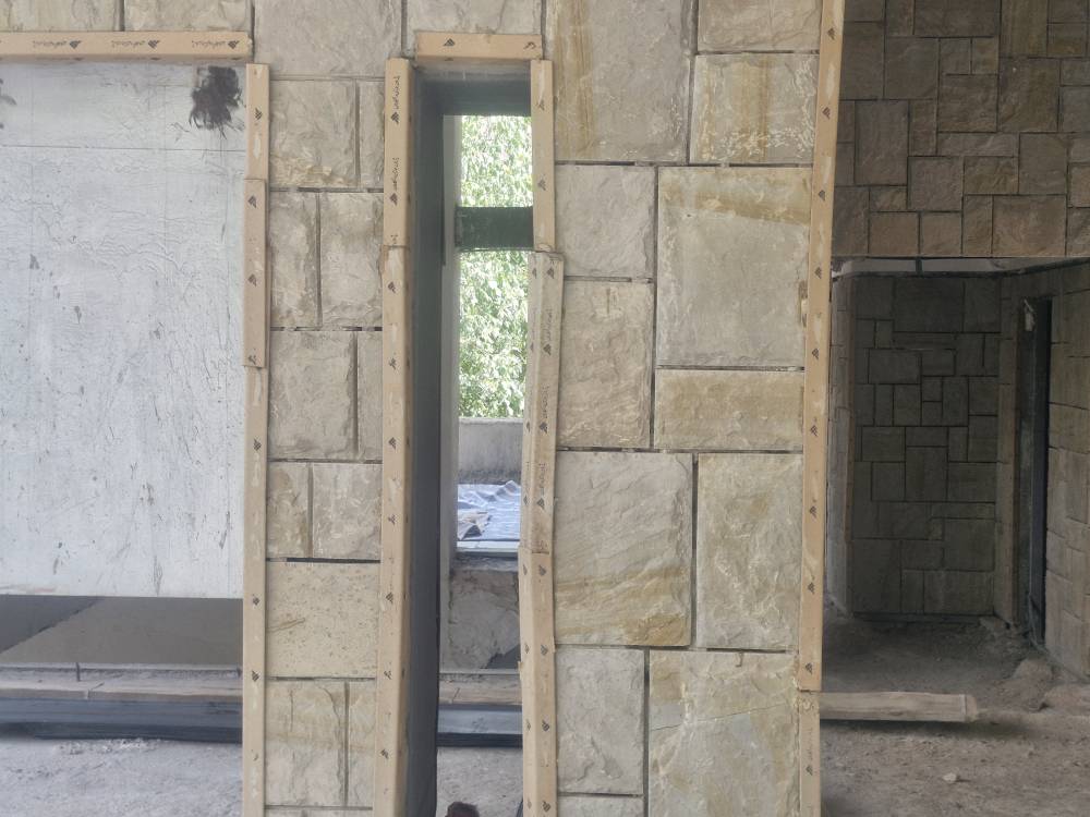 محوطه‌سازی با سنگ لاشه