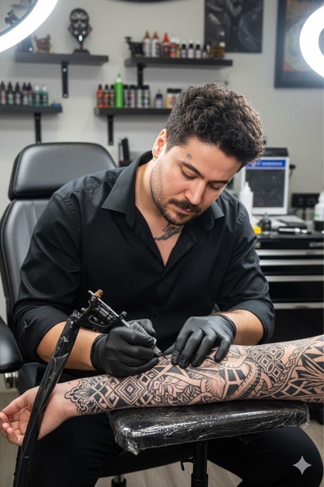 اجرای تاتو بدن در شیراز