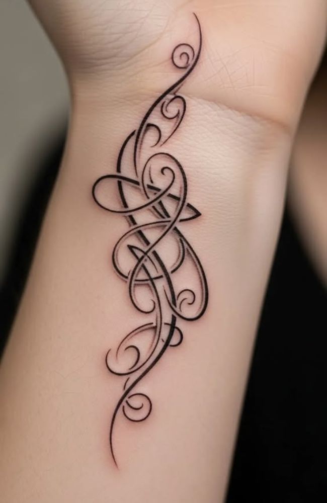 اجرای تاتو سبک مینیمال