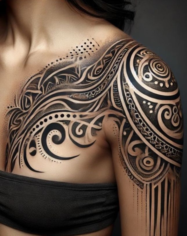 اجرای تاتو سبک مائوری