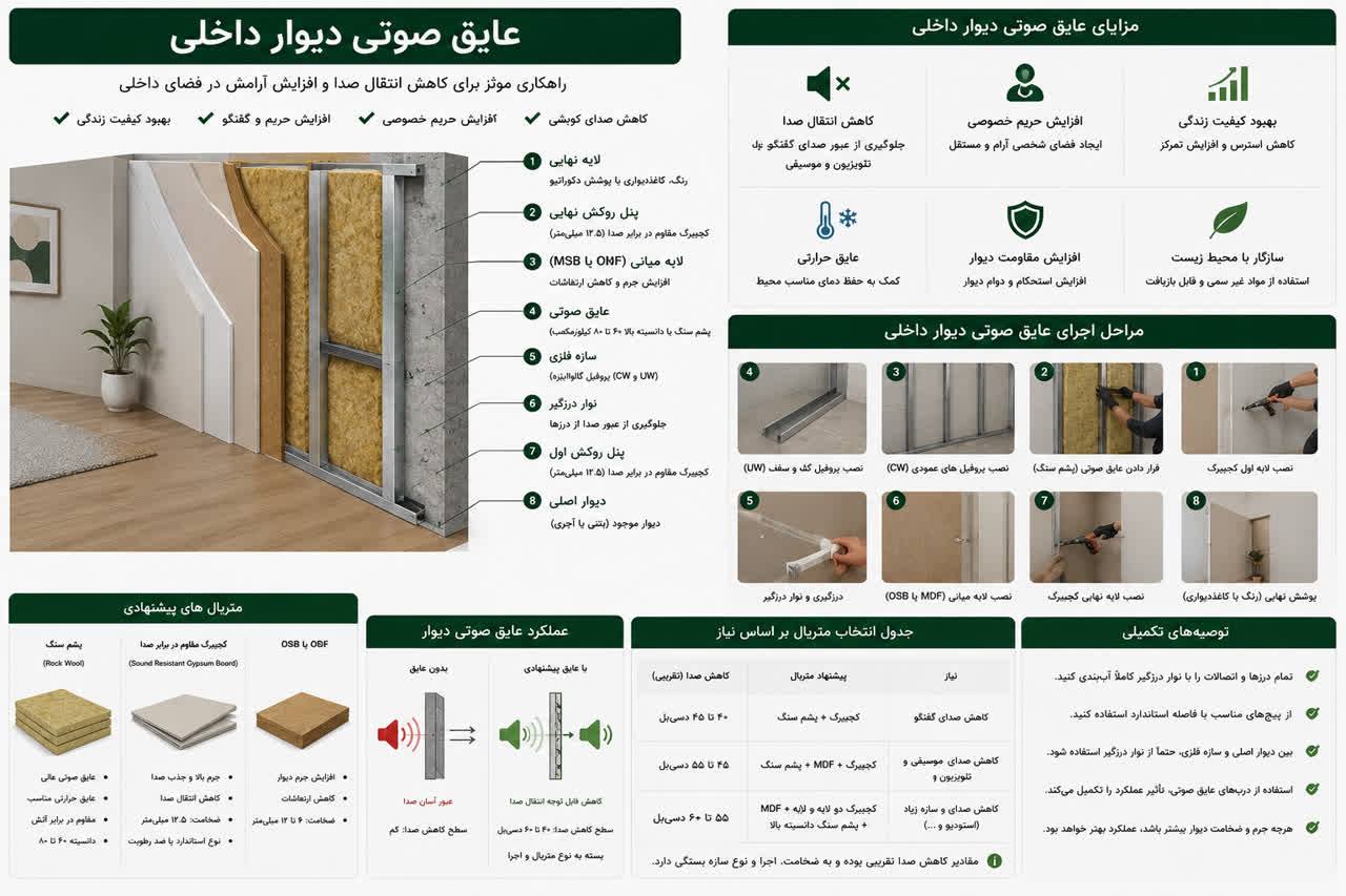 فروش عایق صوتی در تهران