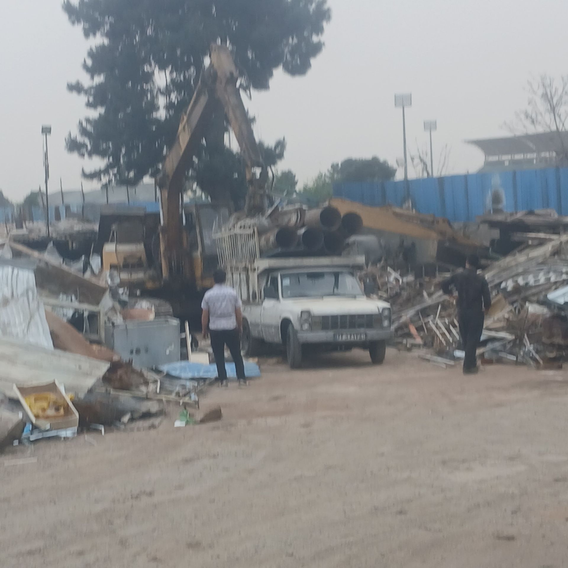 تخريب ساختمان در تهران