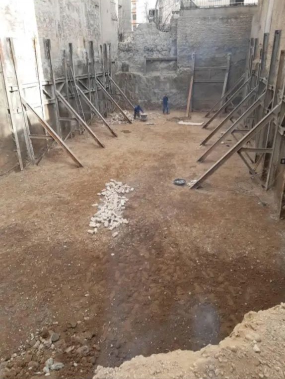 تخريب ساختمان در تهران
