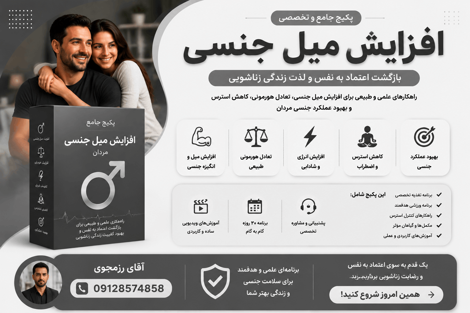 کاهش میل جنسی مردان
