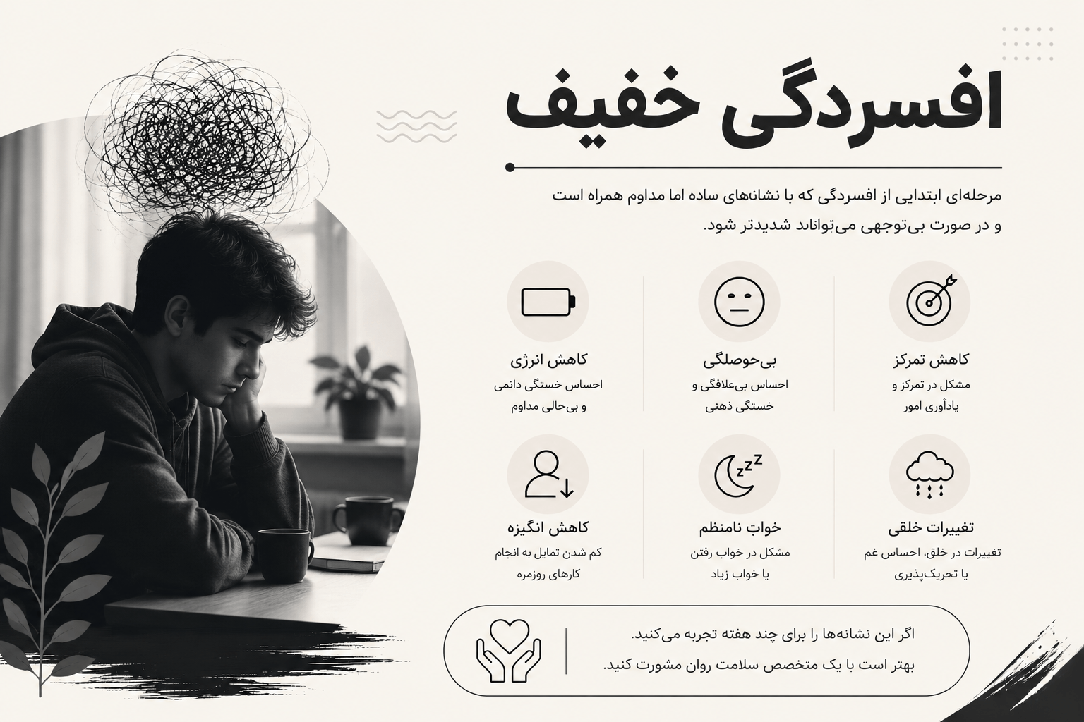 علائم افسردگی