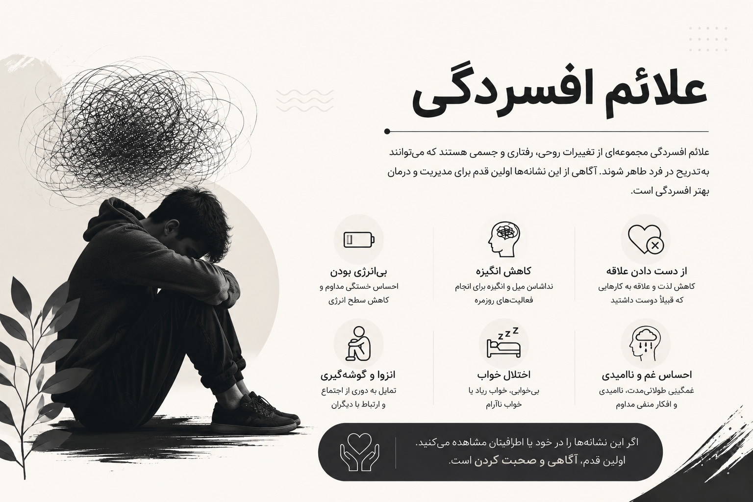 علائم افسردگی