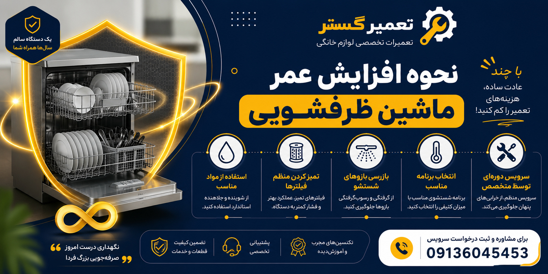 تعمیر ماشین ظرفشویی در اصفهان