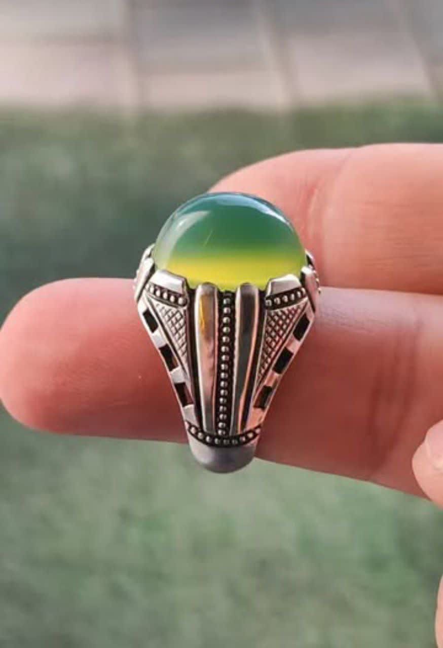 انگشتر مردانه استیل