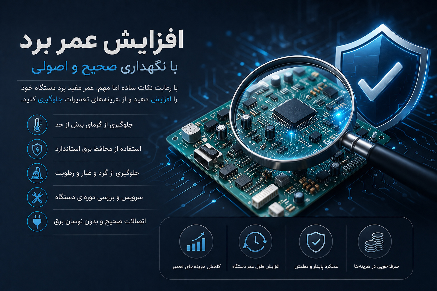 تعمیر برد الکترونیکی در اصفهان