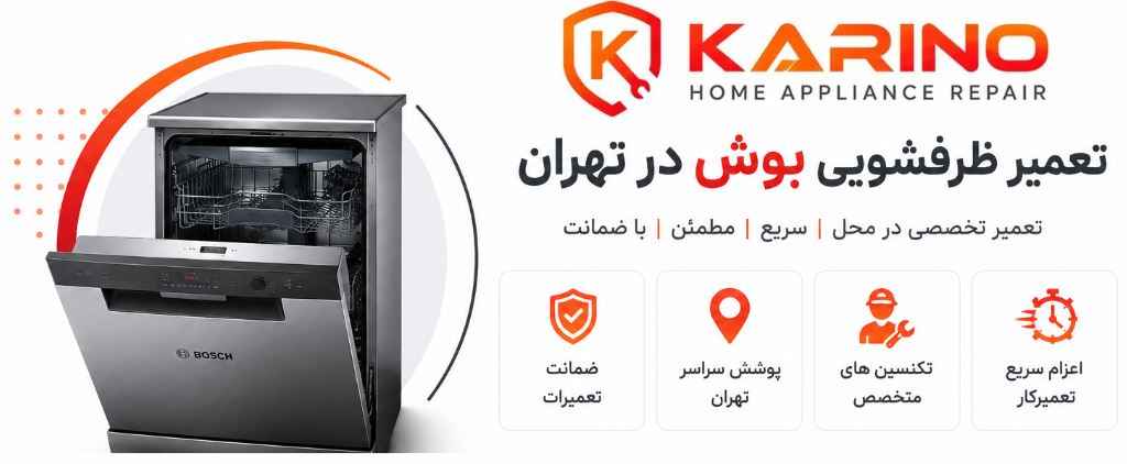 راهنمای سرویس دوره‌ای ظرفشویی بوش درتهران