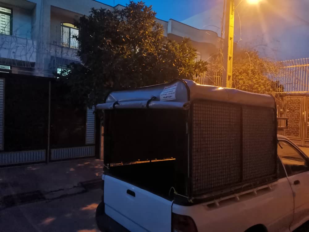 اجرای روکش خودرو باری در شیراز
