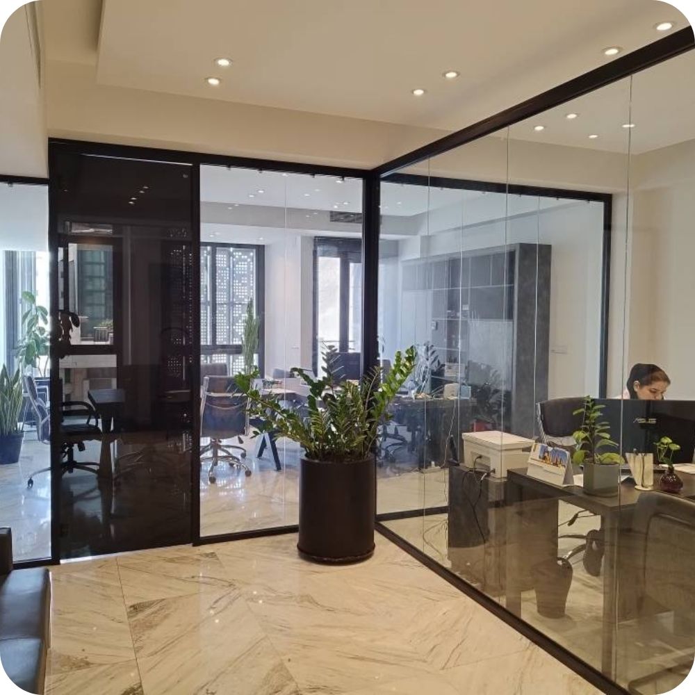 اجرای پارتیشن شیشه ای دوجداره در تهران