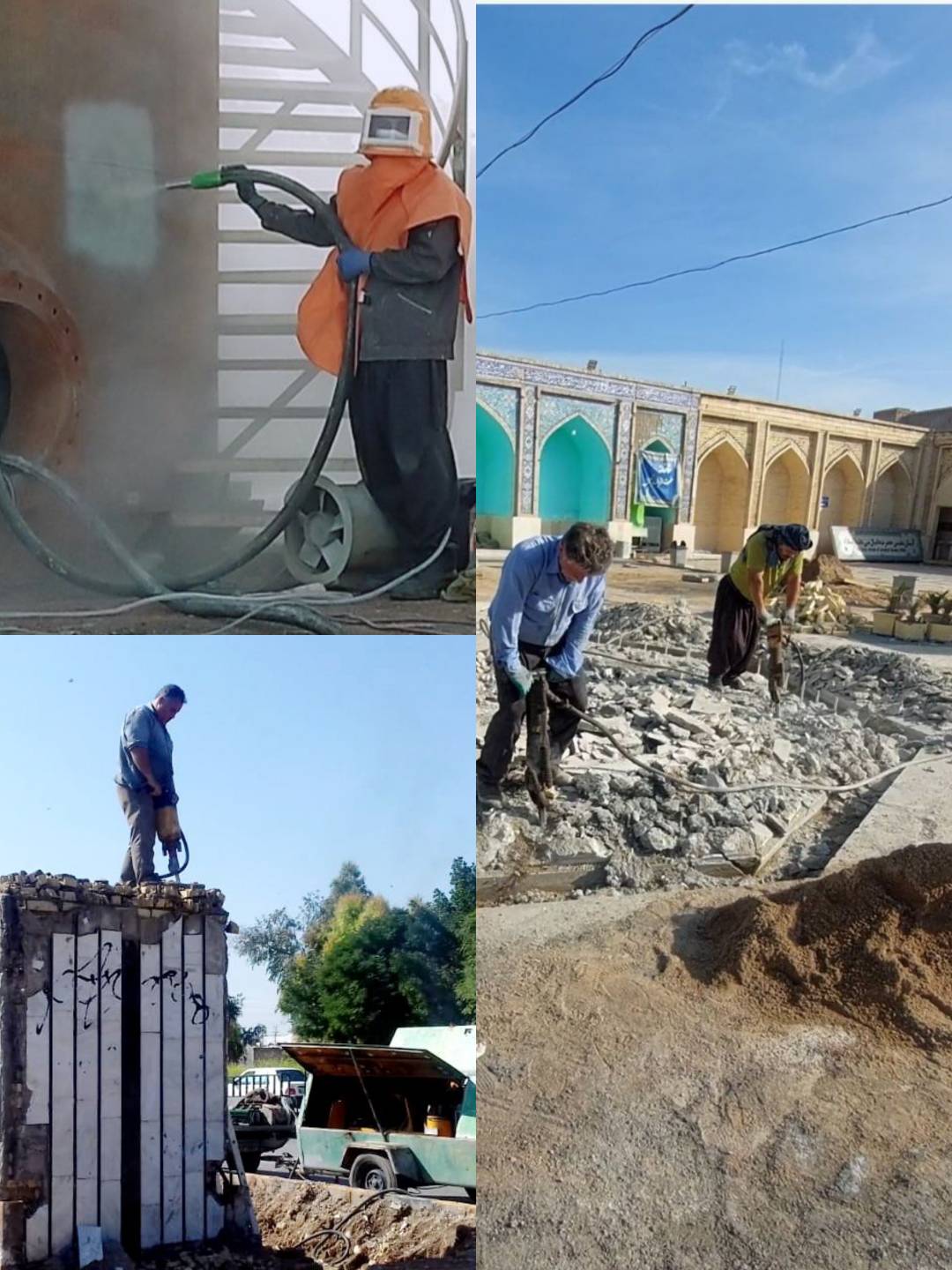 اجاره انواع کمپرسور باد دزفول