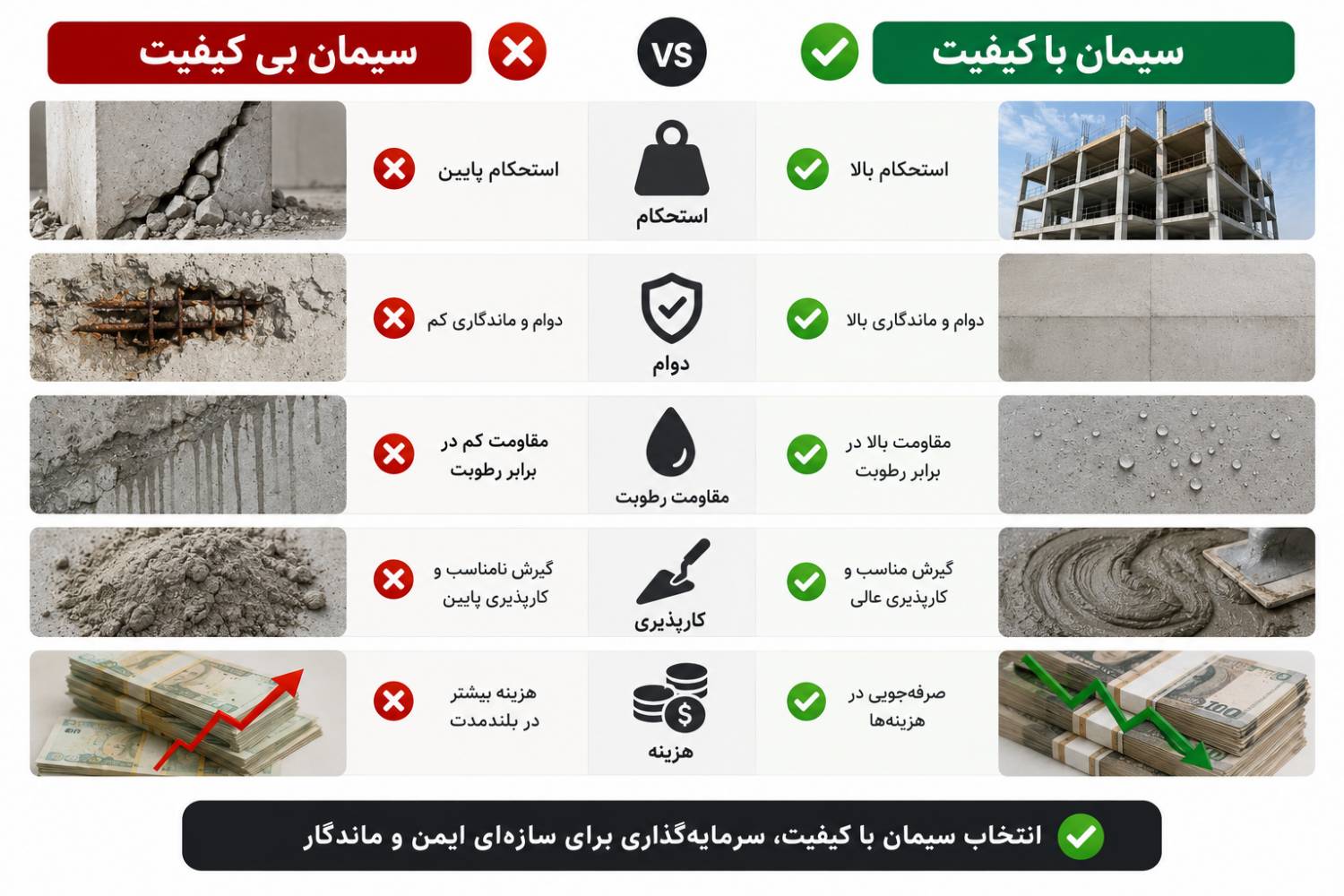 قیمت سیمان پاکتی