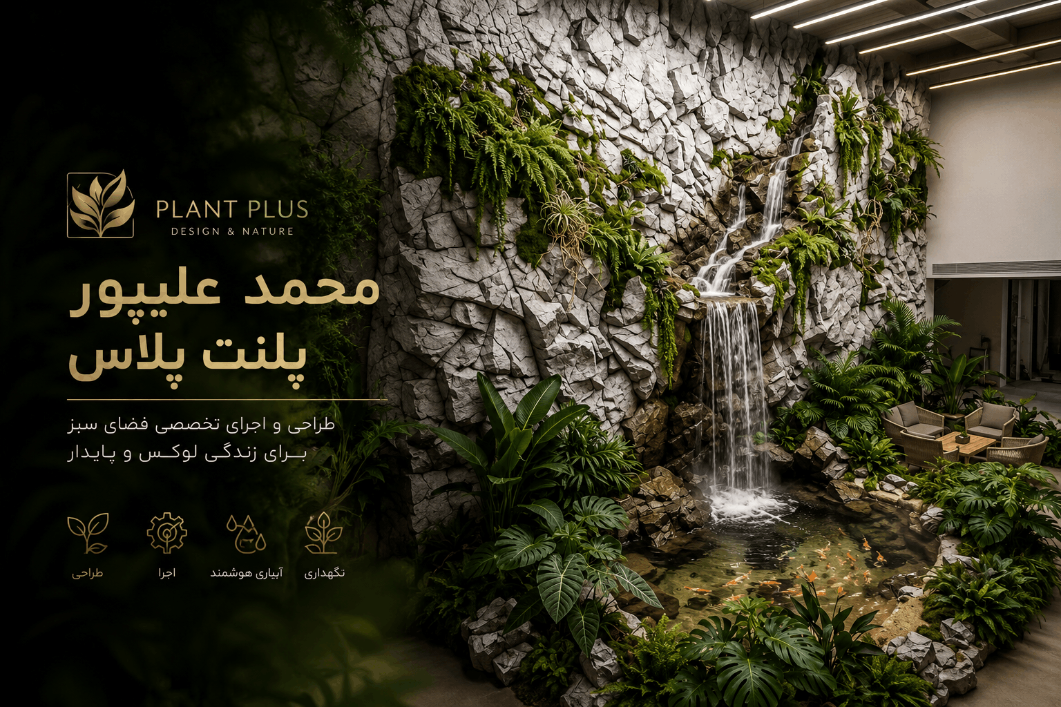 طراحی فضای سبز پلنت پلاس