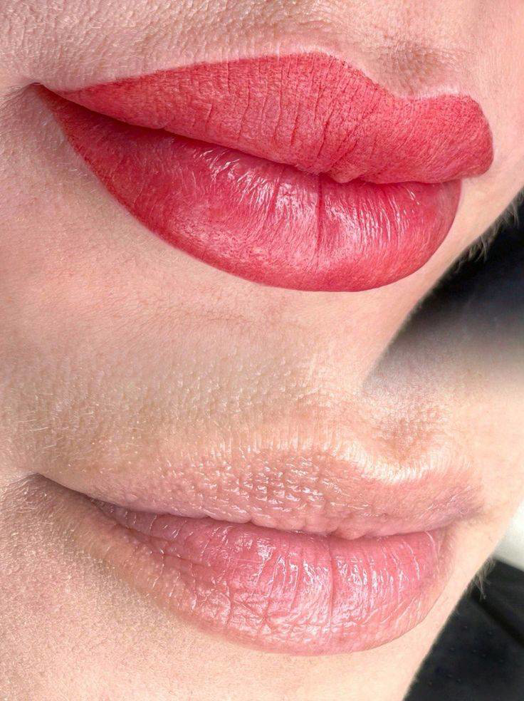 نمونه کار رژلب دائم