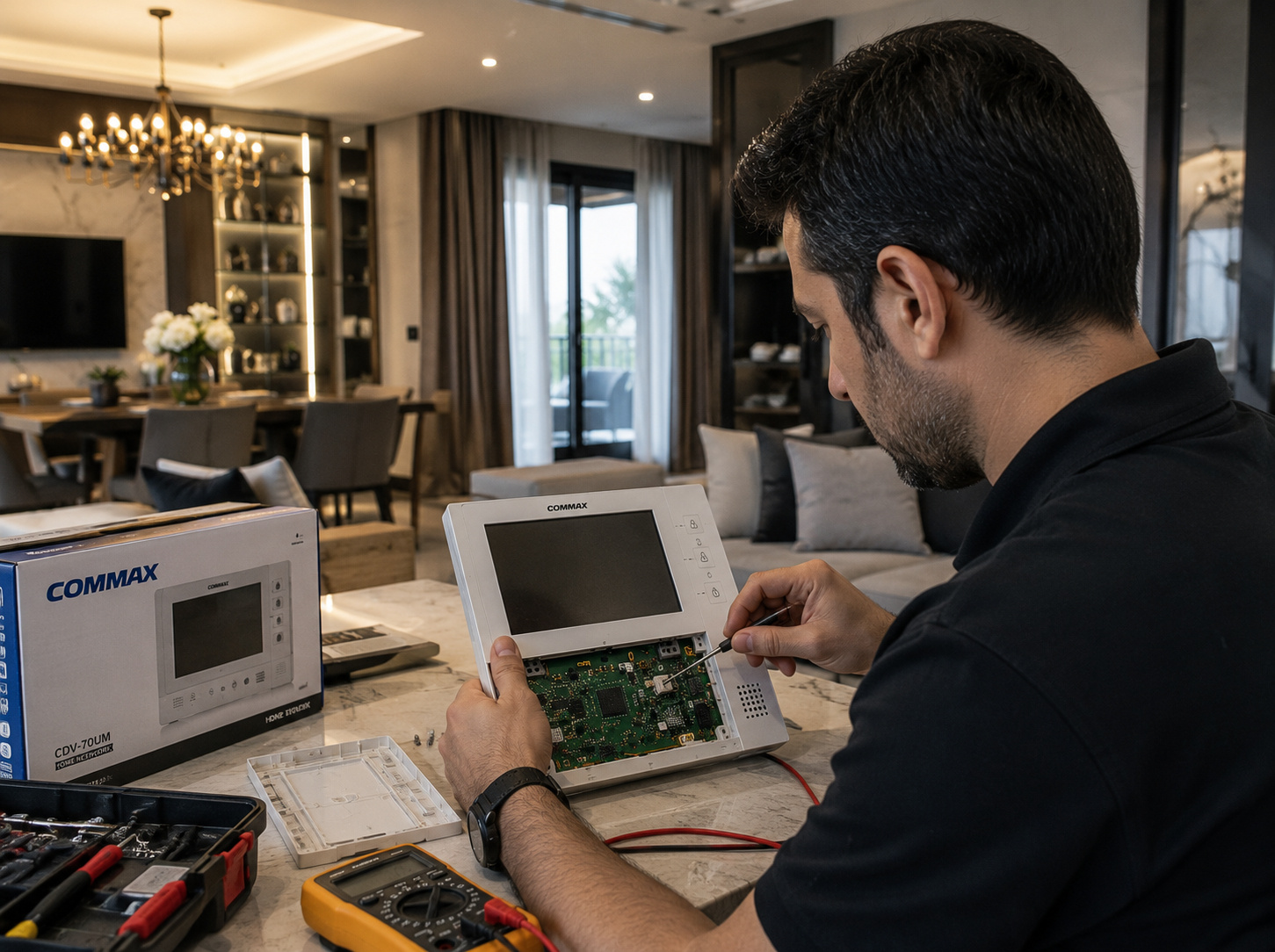 خدمات تعمیر آیفون تصویری در تهران